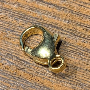 Gold Filled Lobster Clasp with Closed Ring - 11.5mm (1 Count)