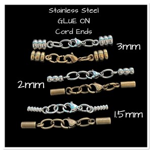 Glue in End Caps Etsy