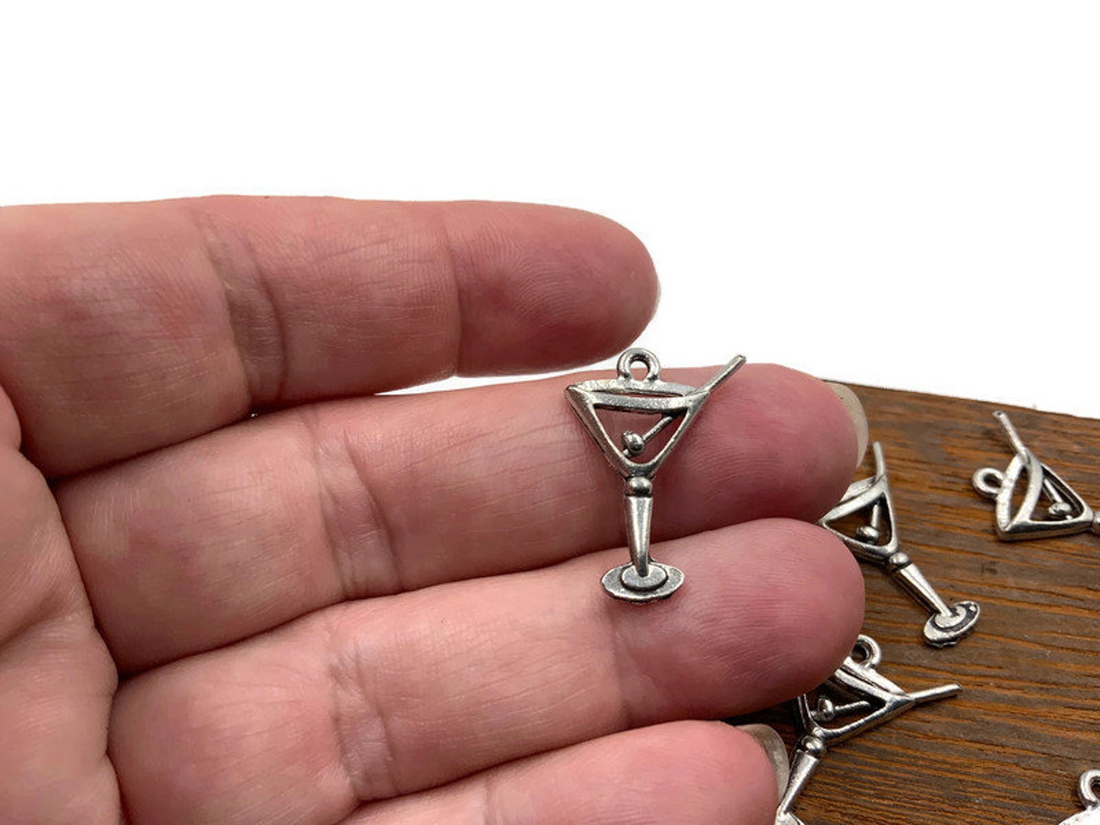 Martini Glass Charms Martini Charm Cocktail Charm Cocktail Etsy