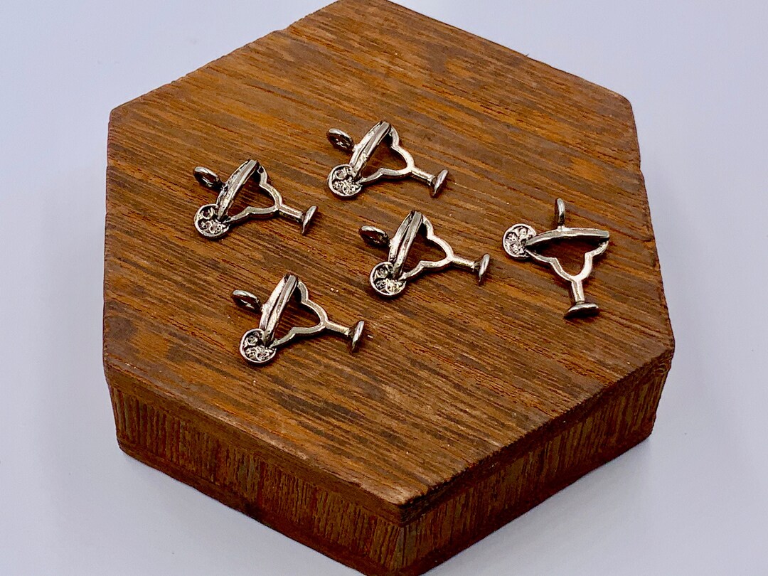 Margarita Glass Charms Margarita Charm Cocktail Charm Etsy