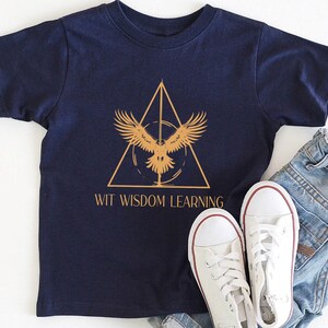 Kids Wizard House Shirt, Toddler Wizard Shirt, Wizard World, Kids Wizard School Tee, Youth Wizard Alumni, Kids Wizard Merch, Kids Lion Tee