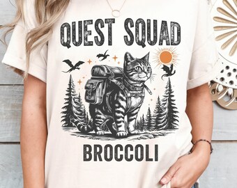 Quest Squad Broccoli Shirt, Quest Squad Shirt, Fourth Wing Sweatshirt, Basgiath War College, Xaden Riorson Shirt, Onyx Storm Shirt