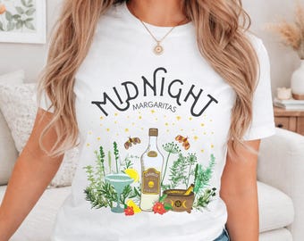 Midnight Margaritas Shirt, Magic Shirt, Witchy Shirt, Retro Halloween Movie Shirt, Girls Will Be Girls, Owen Sister Shirt, Witchy Vibes Tee