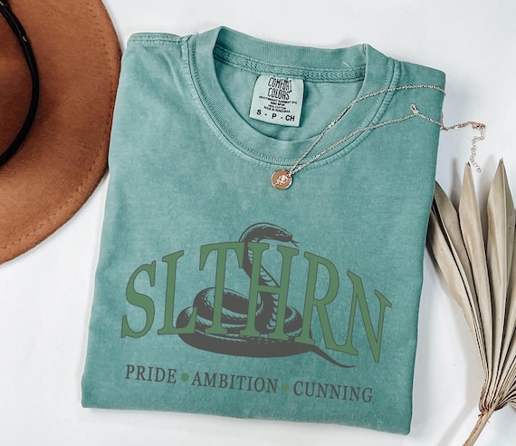 Green House Shirt, Wizard Houses Shirt, Comfort Colors Wizard House Shirt, Snake House Shirt, Wizard School Shirt, Universal Vacation Tee