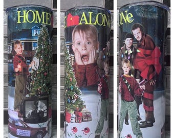 Home Alone 20oz Tumbler Stainless Steel Mug Gift
