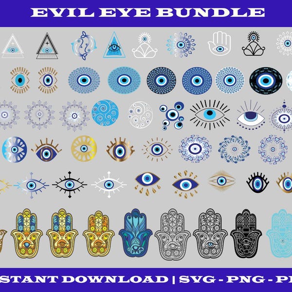 Evil Eye Svg - Etsy