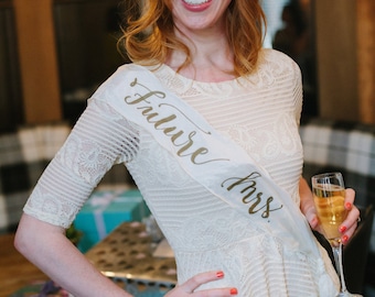 Custom Sash for Bachelorette, Shower, Birthday - Hand Lettered Design!