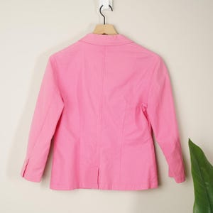 Lilly Pulitzer Vintage White Label Jacket 3/4 Sleeve Quilted Button Front Collar image 3