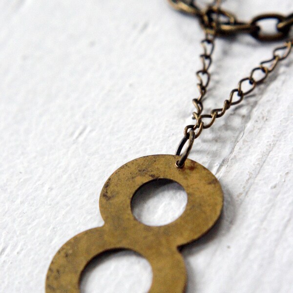 lucky number necklace - no.8