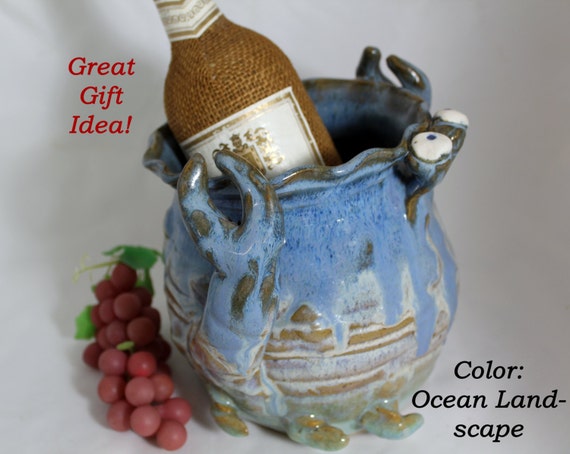 Crab Pot/ Bottle and Utensil Pot