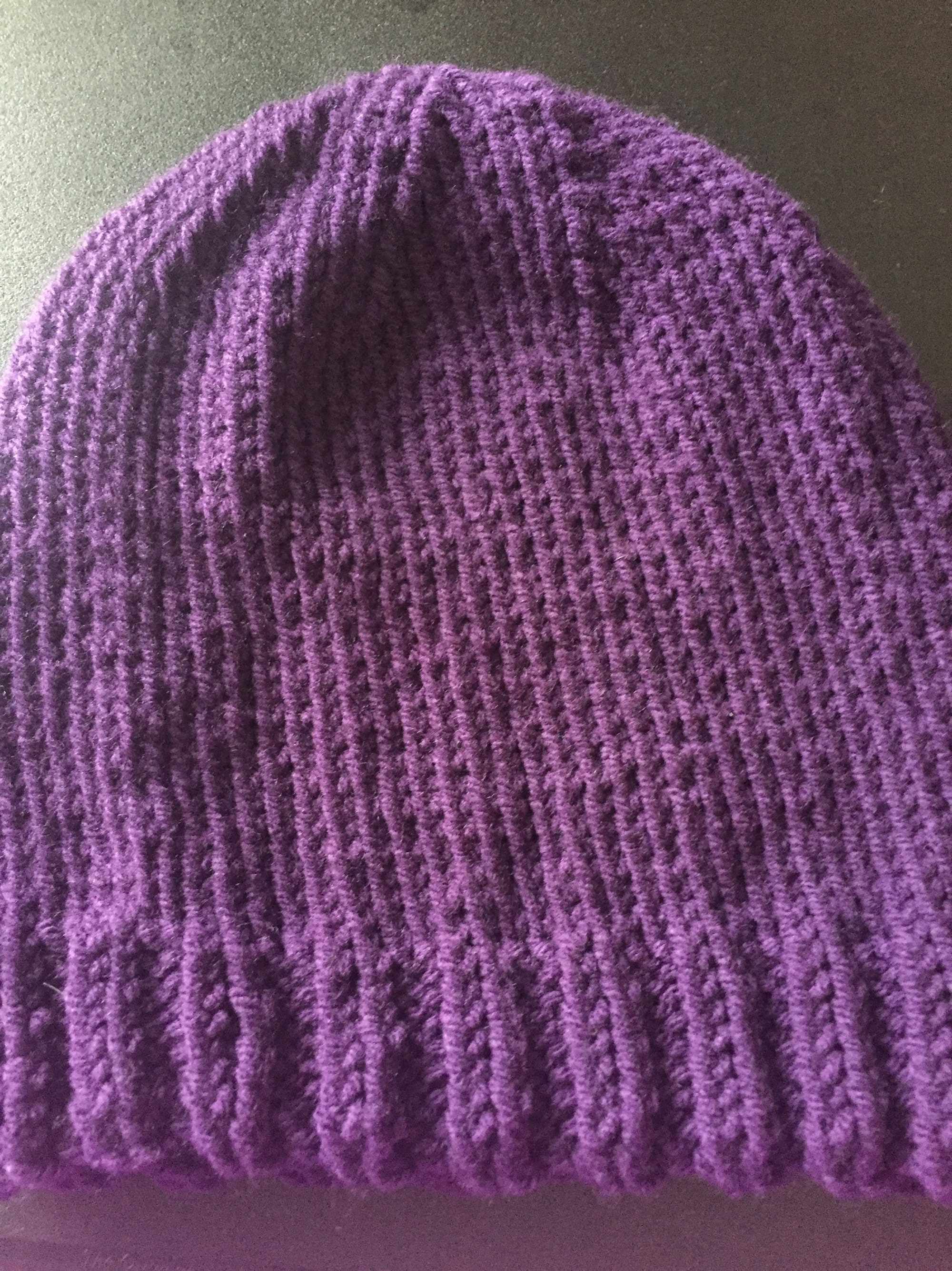 Dark Purple Beanie | Etsy Australia