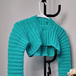 THE KUINZ SHRUG | Crochet Shrug | Handmade Crop Shrug | Sabinagloo Shrug