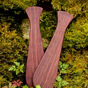 Tejoletas / Tarrañuelas / Palillos / Tarrañolas /Wooden bone castanets / Hand clappers / Folk castanets / Handcrafted Wooden Castanets