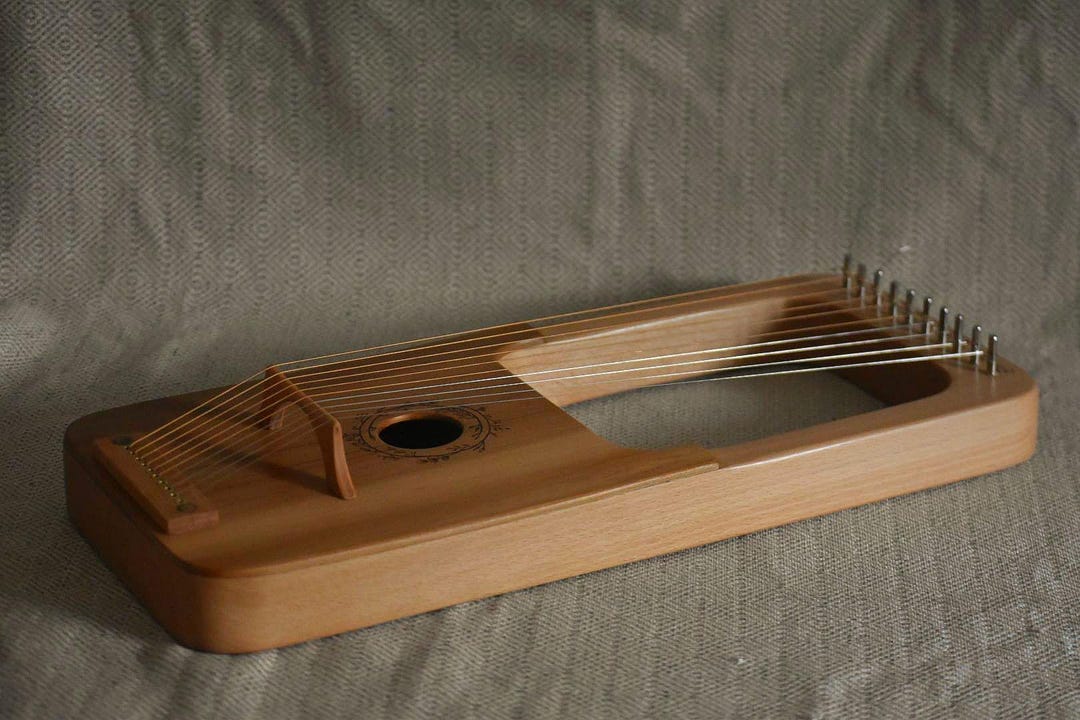 Cedar String Germanic Lyre With Cedar and Beech Metal Strings - Etsy