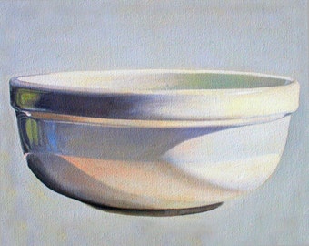 Art Print "BOWL" From Original OIL Painting Still Life, kitchen art, stillife