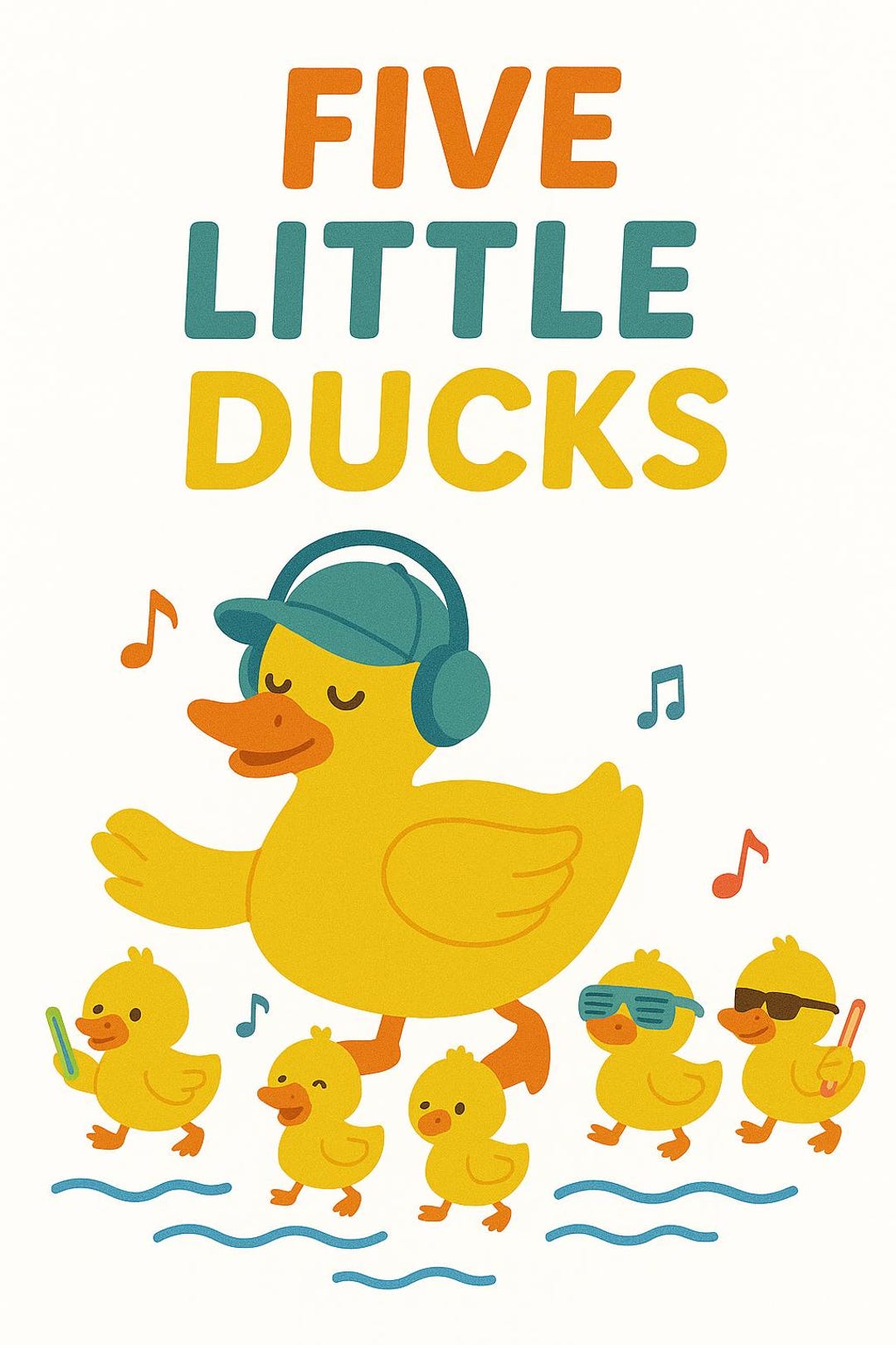 Five Little Ducks Rave Image .png - Etsy