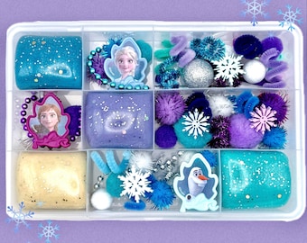 Frozen Inspired Playdough Box Kit