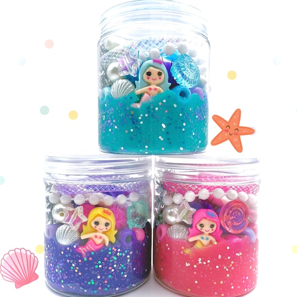 Mermaid and Pirate Playdough 4oz Jar