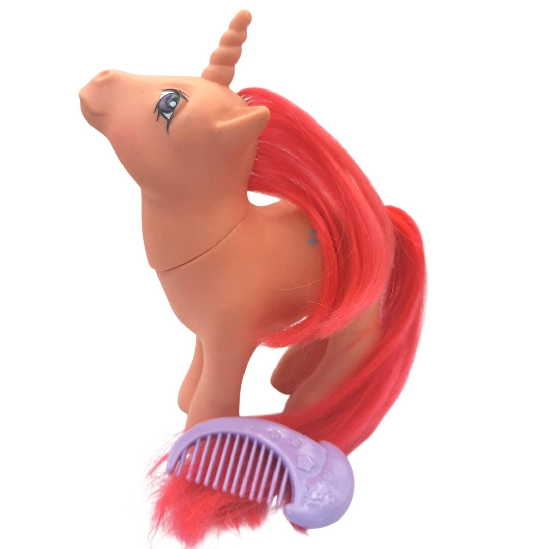 Mlp Using Comb My Little Pony G1 Sky Flier Unicorn With Comb EXC Kites Vintage Hasbro ...