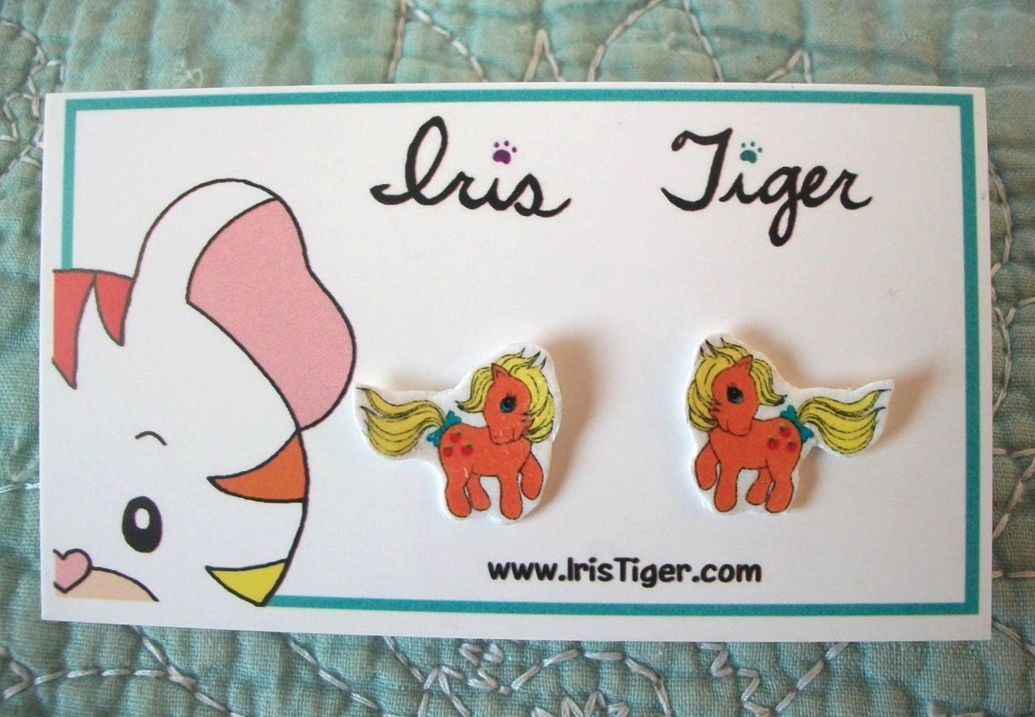 my little pony applejack earrings my little pony applejack earrings