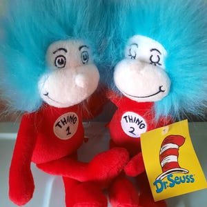 "Katze im Hut ""Thing 1 Thing 2 Plush 10"" Mitglied bei Dr Seuss Toys"