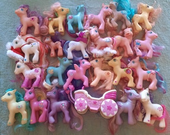 G3 My Little Pony Lot of 24 Ponies #2 Odor Hasbro MLP Rare HTF