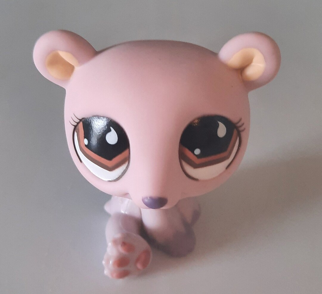 Authentic Littlest Pet Shop Polar Bear 677 Figure Blemished Etsy