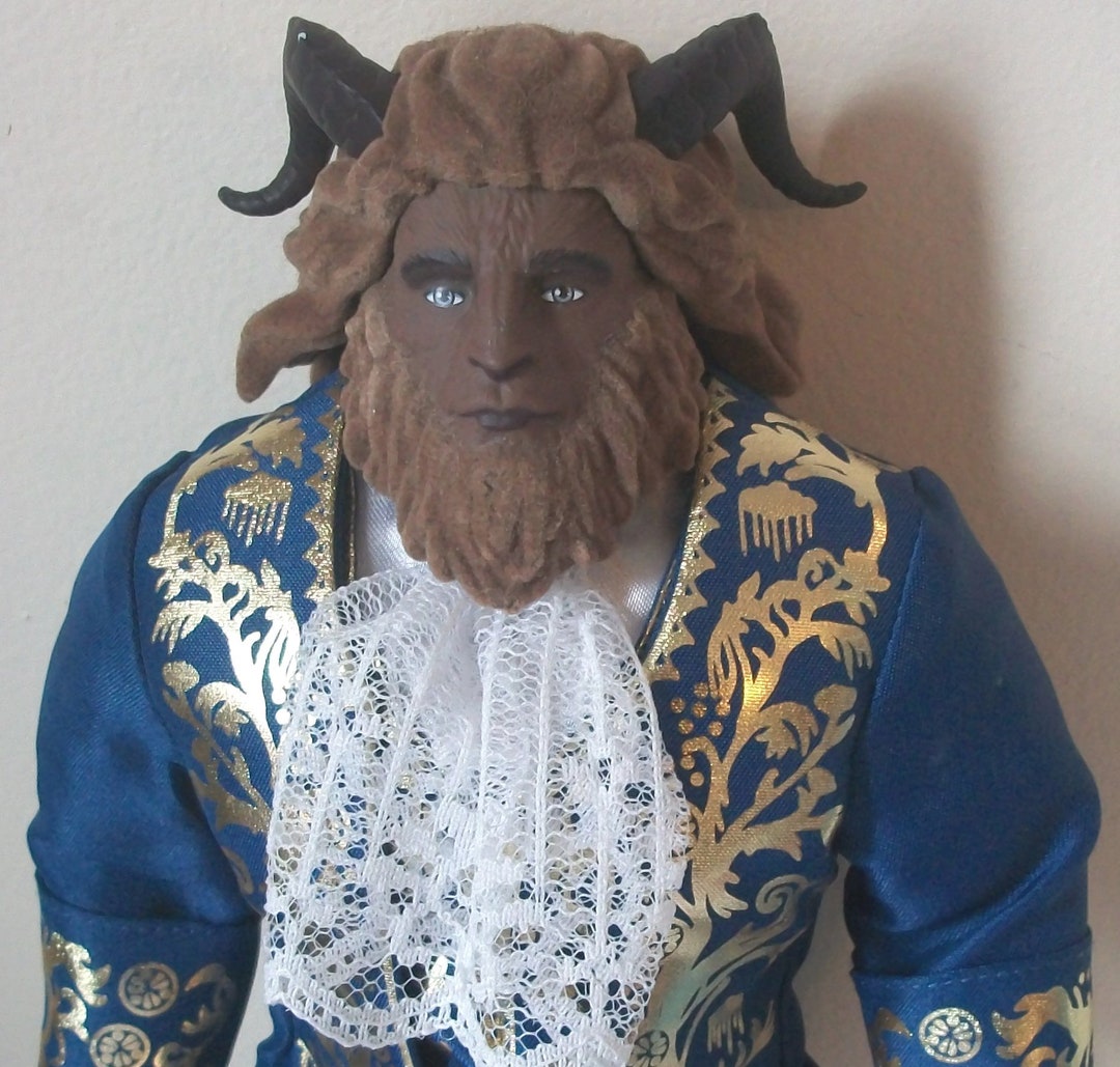 Disney Beauty and the Beast Live Action Beast Doll Prince Adam Etsy