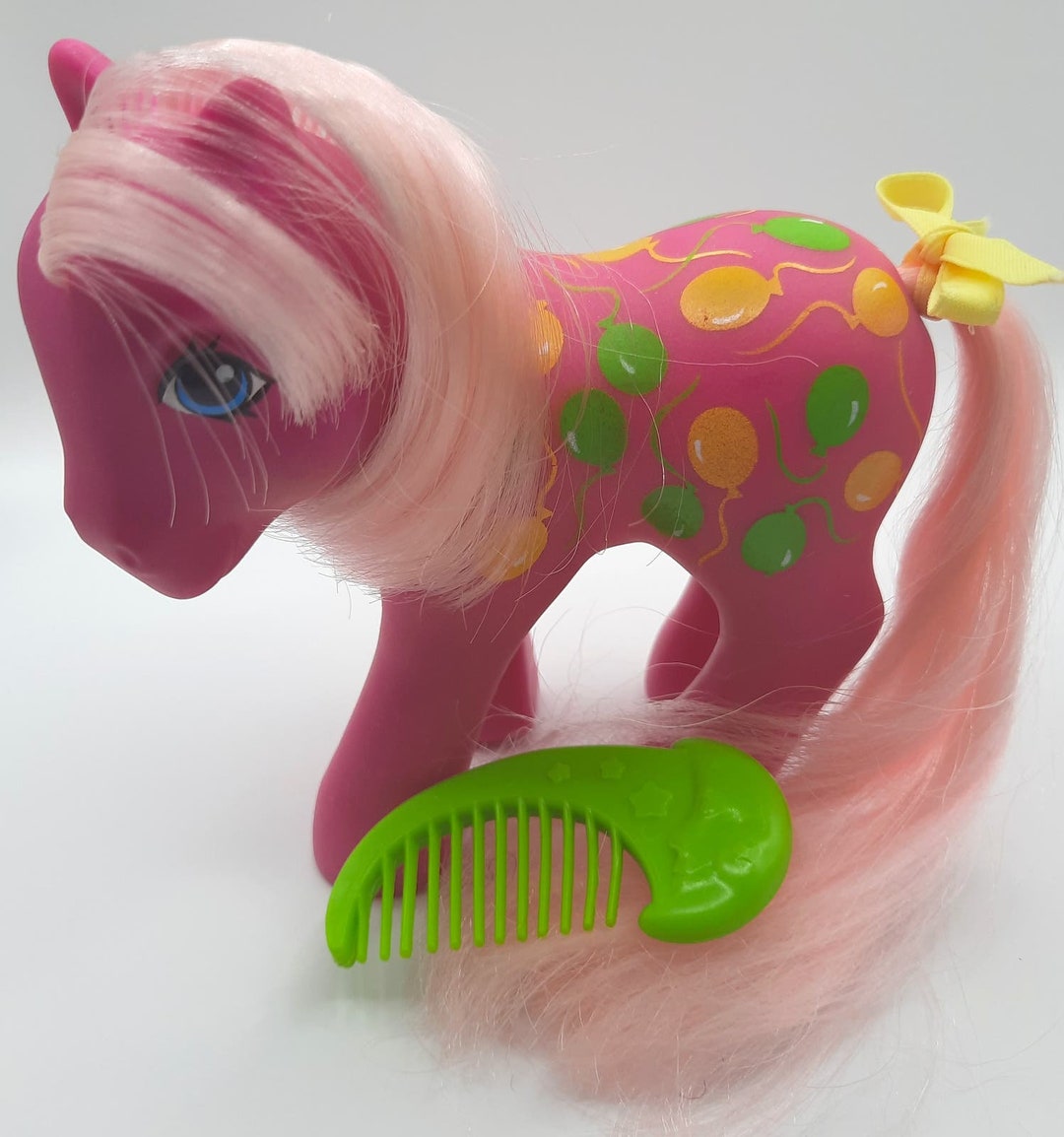 Mlp Using Comb Vintage G1 My Little Pony TAF up up & Away With Comb and Ribbon Hasbro ...