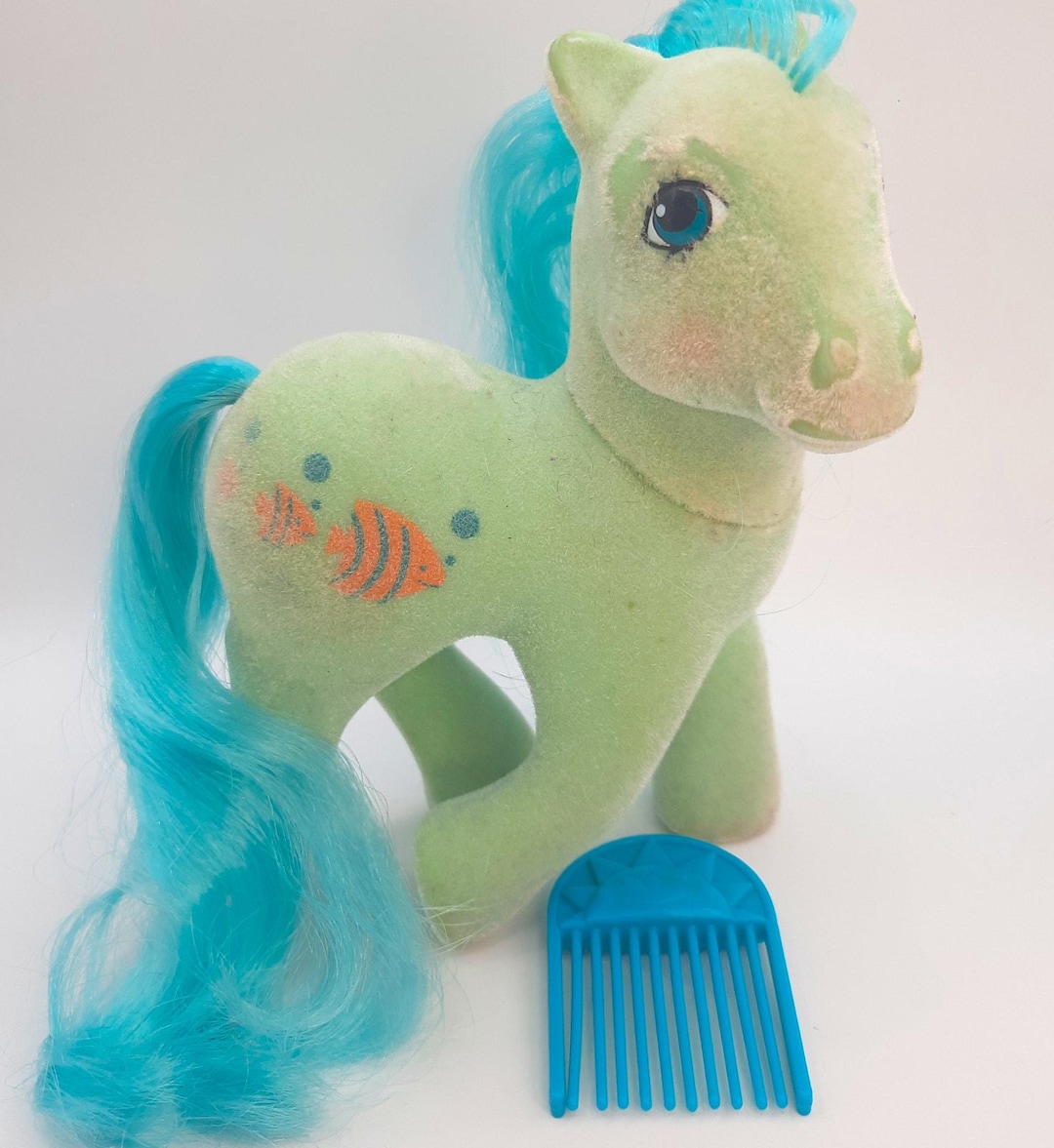 Mlp Using Comb Vintage G1 My Little Pony so Soft Angel With Comb Hasbro MLP Rare HTF ...
