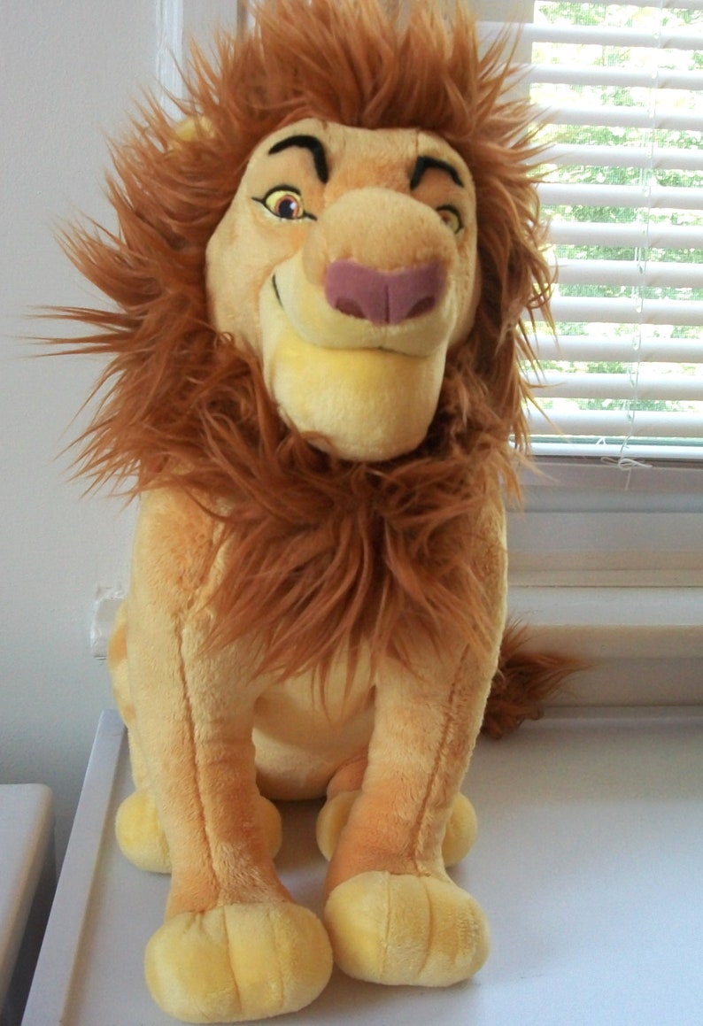 Disney The Lion King Mufasa Adult Plush 14 Disney Store | Etsy