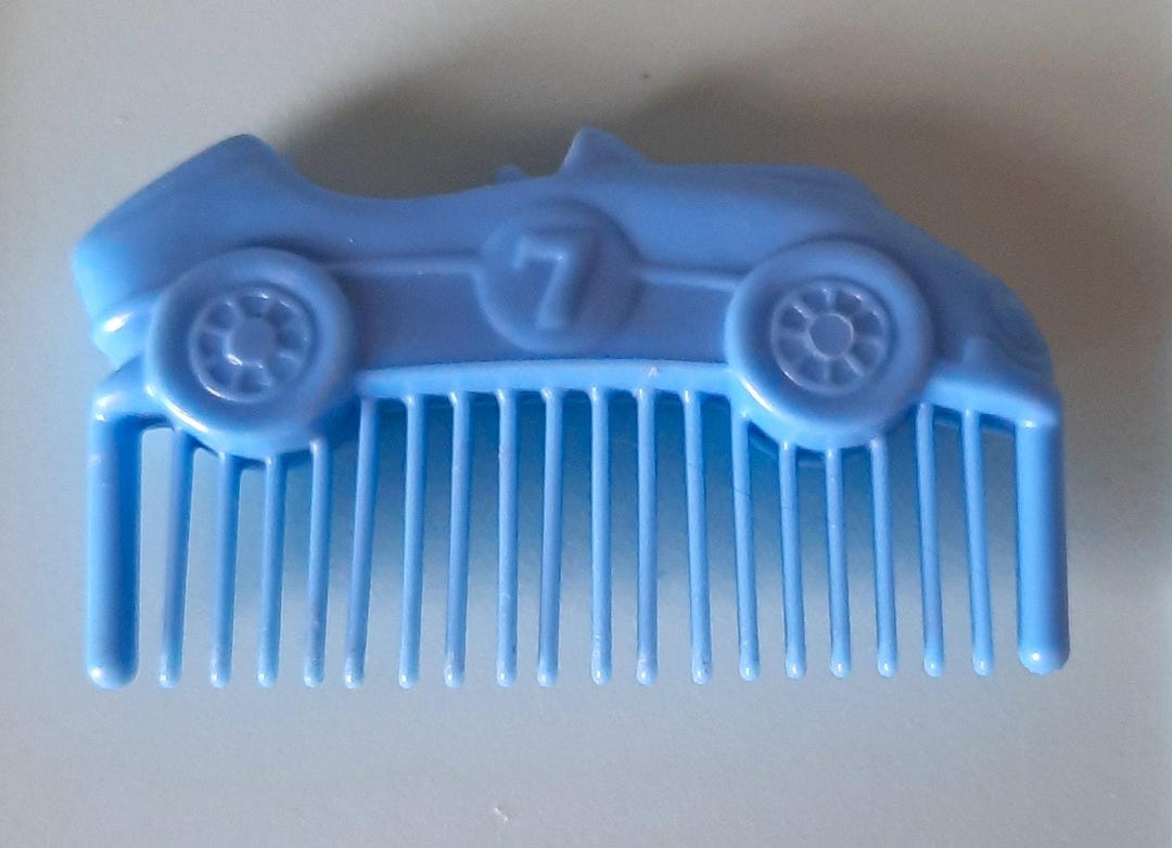 Vintage G1 My Little Pony Accessory Chief Blue Racecar Comb Hasbro MLP ...