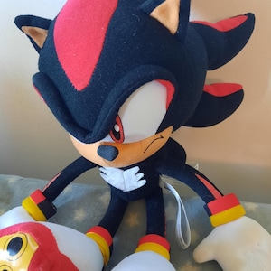 Sega Sonic the Hedgehog Shadow Plush 12 Black Great Eastern Entertainment Etsy
