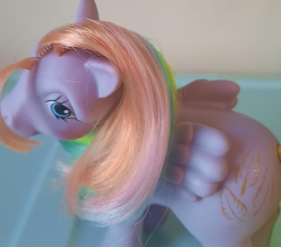Vintage G1 My Little Pony Tickle Rainbow Pegasus Hasbro MLP Rare HTF ...