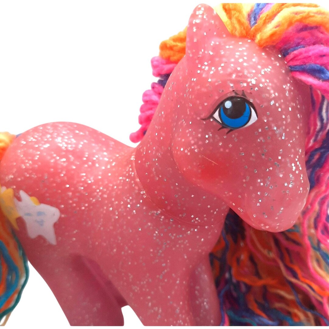 My Little Pony G1 Star Dancer Sparkle Glitter Yarn Hair Custom Vintage ...