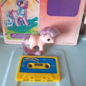 Vintage G1 My Little Pony Baby Ember Dream Listen N Fun Complete Tape Card Rare
