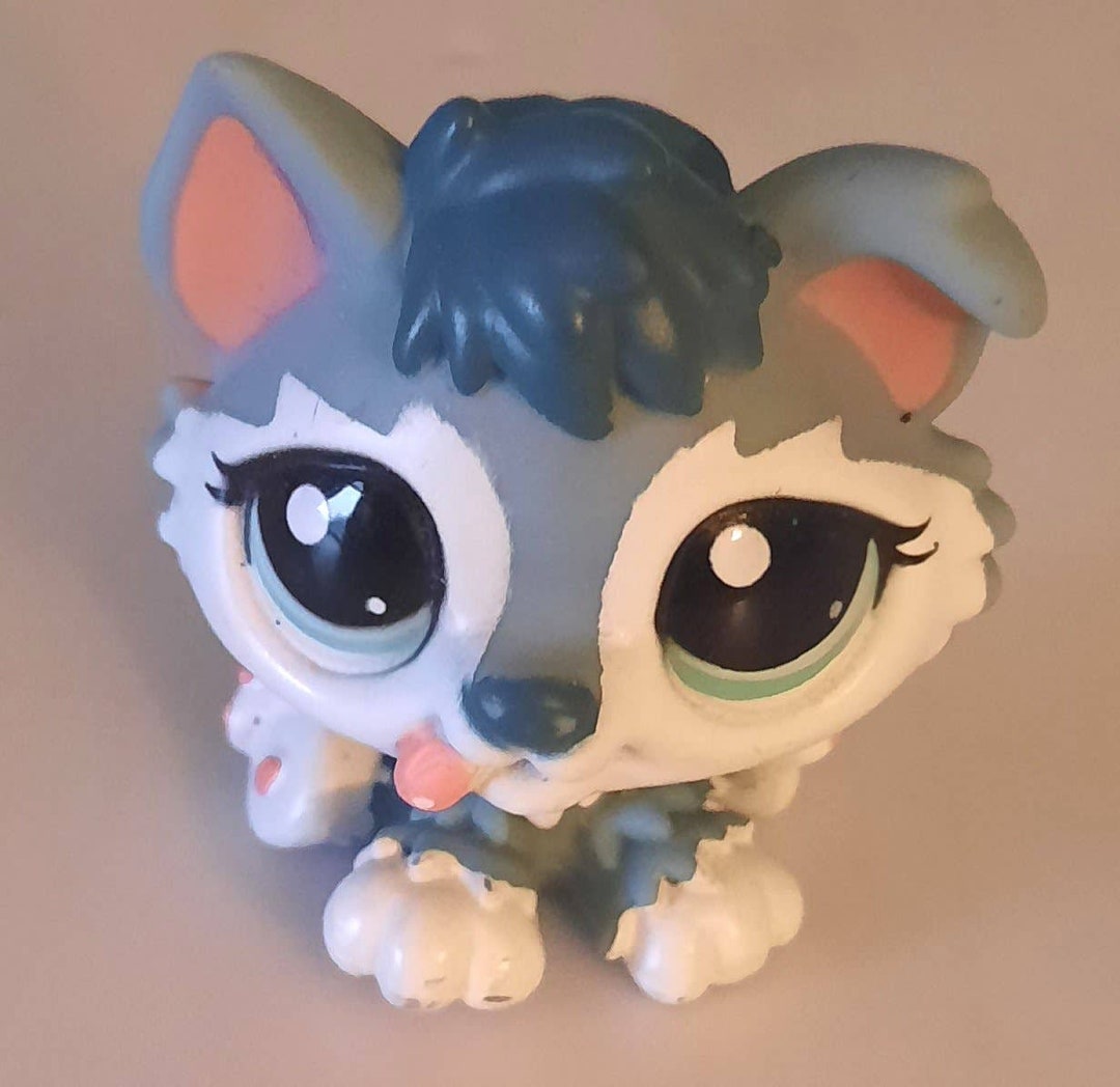 Authentic Littlest Pet Shop Husky Puppy 2036 Dog Figure - Etsy