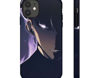 Anime Phone Case, Solo Leveling Tough Case, Aesthetic Anime Phone Cases, Christmas Birthday Gift Idea, ApexAnime Phone Case