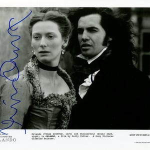 Tilda Swinton / Billy Zane Signed Photo - ORLANDO