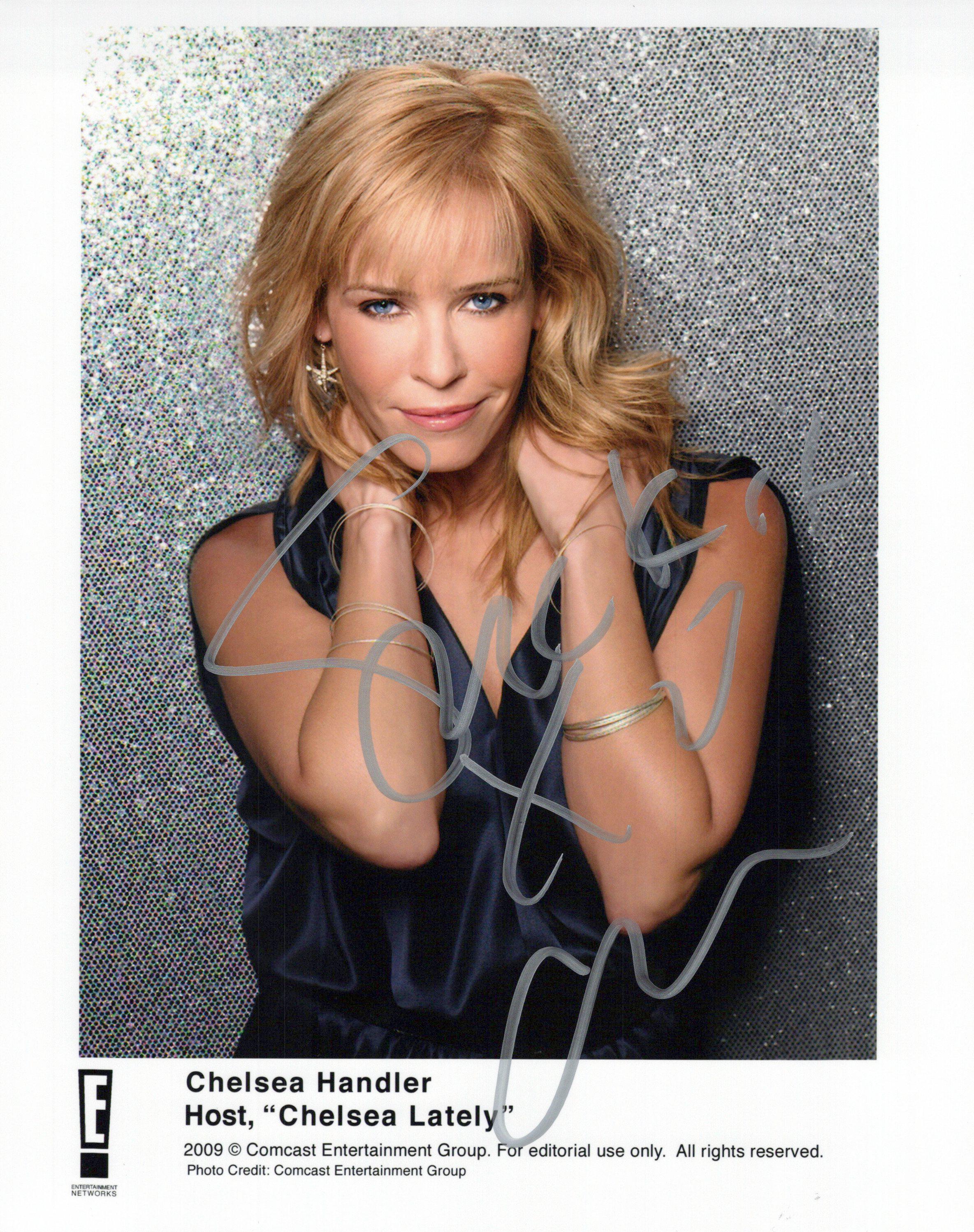 Chelsea Handler in Person Signed Photo - COMEDIAN - Etsy