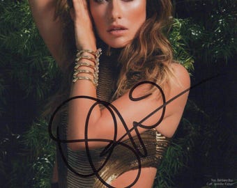 オリビア・ワイルド 直筆サイン入り 8 x 10 写真 COA - Etsy 日本