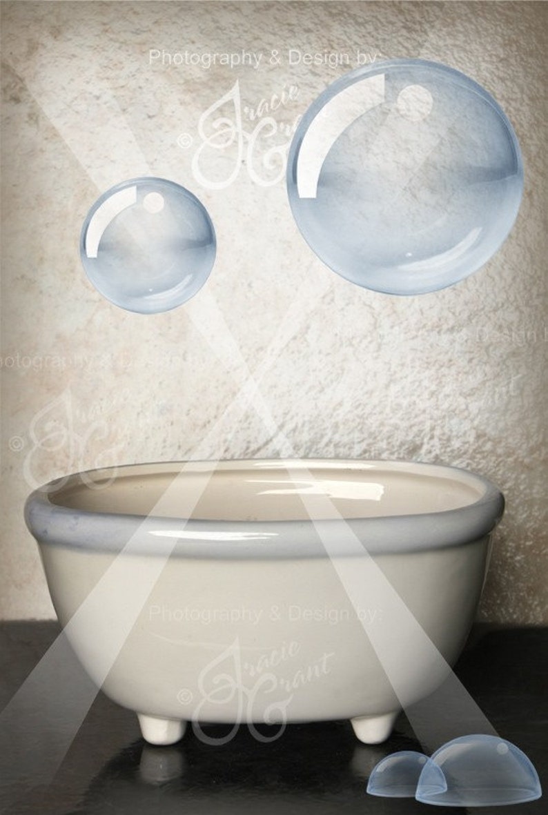 Digital Bath Bubbles Photography Prop PSD FILE Etsy