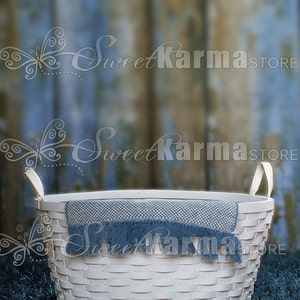 Wicker Basket Blue and Pink Options Digital Photography Prop Background 640 image 3