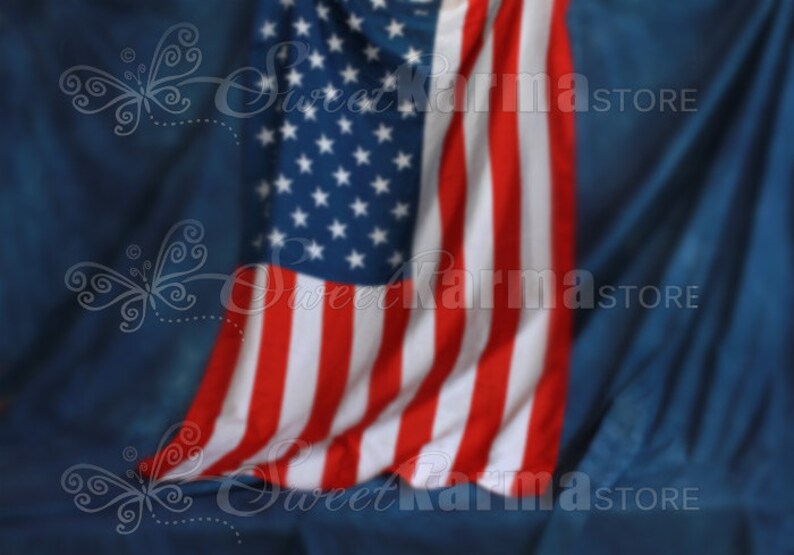 American Flag Digital Photography Prop Background File 342 Etsy