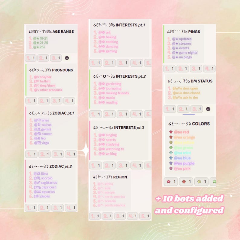 Pink Green Soft-core Commission Server - Etsy