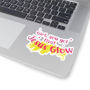 Christian Sticker for Women, Jesus Christ Sticker, Christian Sticker, Christian Art, Christian Gifts