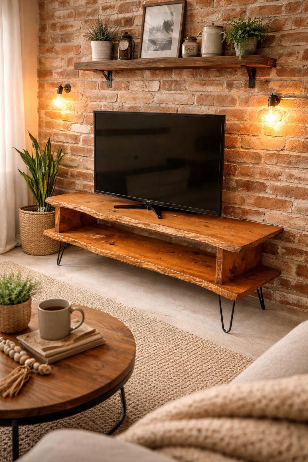 Wooden Media Rack スペースエイジ モダン ミッドセンチュリー il_1080xN.7762556983_t8s6.jpg