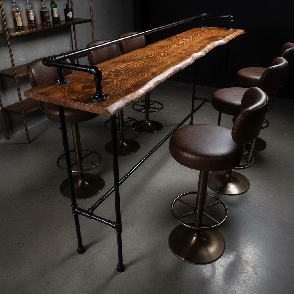 Exciting Wooden Bar Table Images