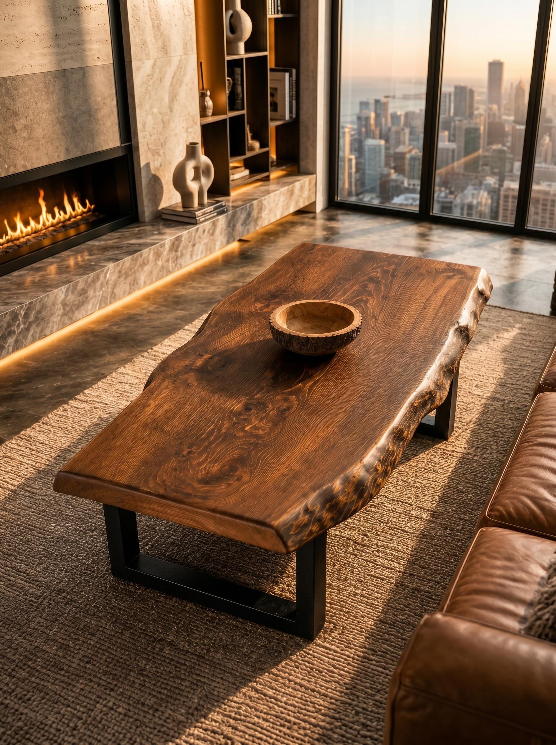 Live edge coffee table - Etsy 日本