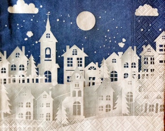 for Decoupage 2 Single Paper Napkins 33 cm 13 inches Paper-Craft and Collage Decor #657 Decoupage Napkins